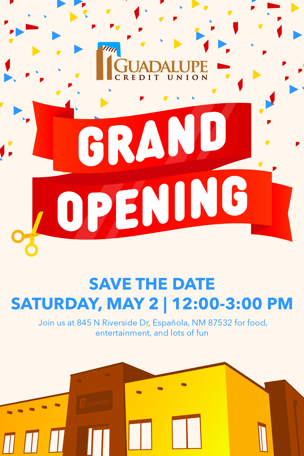 Espanola Grand Opening - Saturday, May 2nd - 845 North Riverside Drive, Española NM 87532